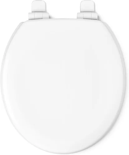 Vista 10 de KOHLER Stonewood Quiet-Close, Asiento de inodoro redondo de cierre suave, madera duradera, fácil instalación, ajuste universal, elementos esenciales