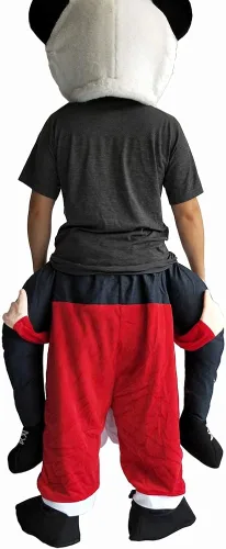 Vista 4 de Disfraz de Papá Noel para llevar en mí con hombros