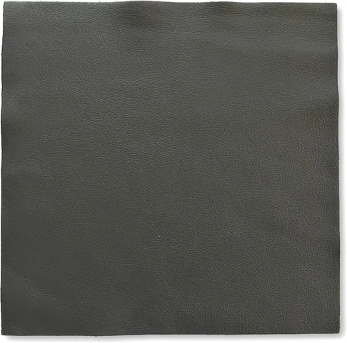 Vista 16 de Cuero de vaca de grano natural: piezas de cuero precortadas de 12'' x 12'' (negro, 1 pieza)