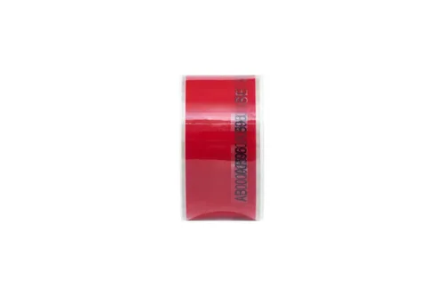 Vista 10 de ASA Caution - Cinta de seguridad a prueba de manipulaciones, color rojo