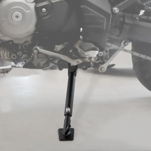 Vista 7 de Xitomer - Soporte lateral grande ajustable de 2 pulgadas para V-Strom 650 DL650 2012-2026, soporte para motocicleta, soporte lateral