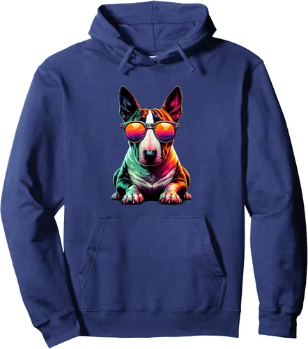 Vista 6 de Sunglasses Bull Terrier English Bull Terriers Bullie Dog Pullover Hoodie