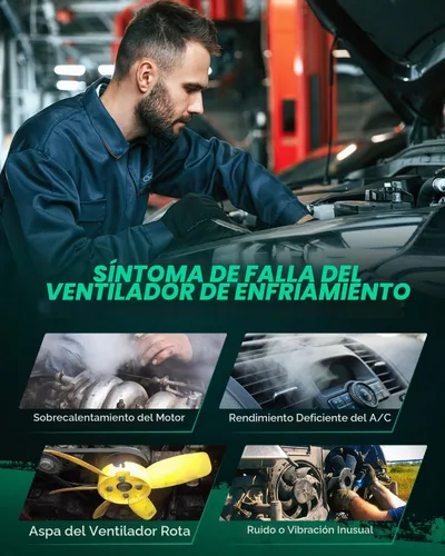 Vista 6 de SCITOO Conjunto de ventilador de refrigeración compatible con 2002-2006 para Honda CR-V 2.4L2003-2006 para Honda para Element 2.4L fit for Honda