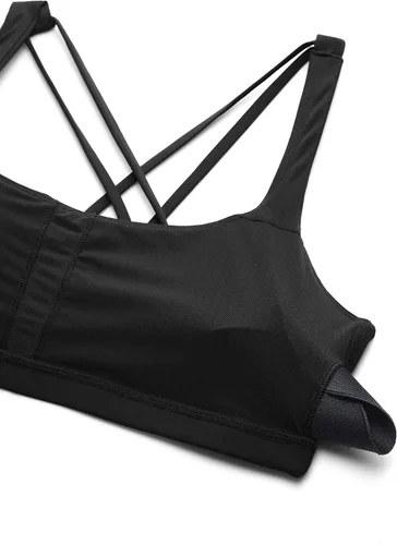 Vista 5 de CRZ YOGA Brasier para deportes de bajo impacto para mujer con tirantes sin varillas acolchado Yoga Bra Tops
