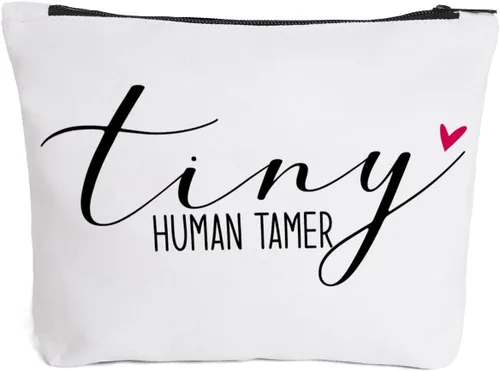 Vista 10 de Fokongna Divertida bolsa de maquillaje organizadora de viaje para mujeres, mamá, tía, mejor amiga, profesora, jefe, personal, colega, compañera