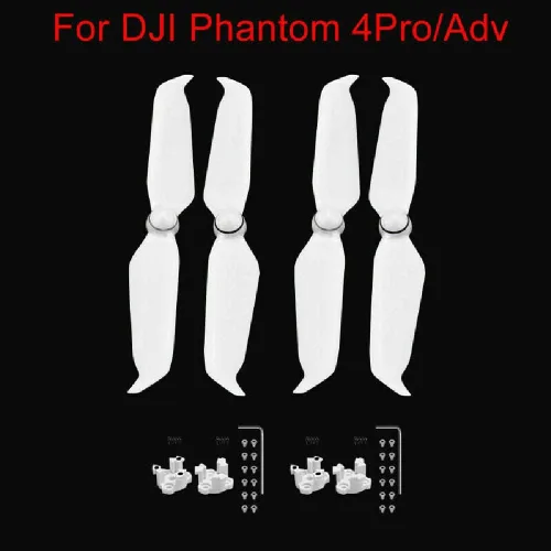 Vista 9 de MOUDOAUER Hélices 9455S con base de montaje (4 piezas) Hélices reductoras de ruido Set para DJI Phantom 4 Series Pare Parte