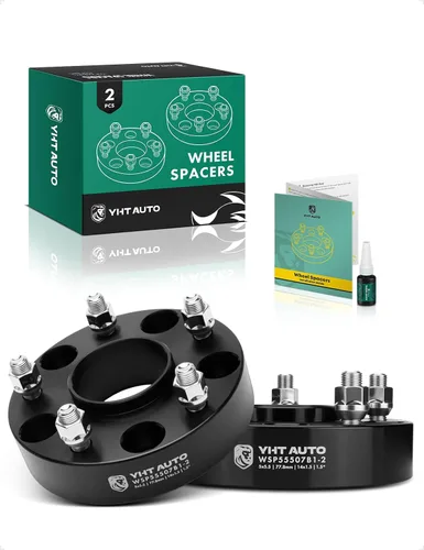 Vista 14 de YHTAUTO 5x5.5 pulgadas espaciadores de rueda centrados en el cubo de 2 pulgadas, compatibles con Ram 1500 2012-2018, Ram 1500 Classic 2019-2023