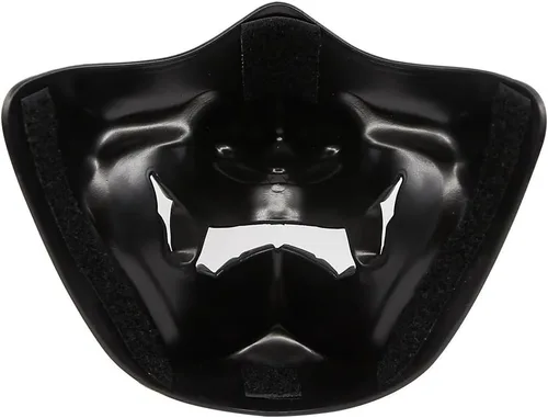Vista 9 de Disfraz de Halloween Cosplay BB Gun Evil Demon Monster Kabuki Samurai Hannya Oni Half Cover Airsoft y máscara de utilería