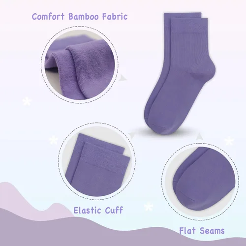 Vista 2 de Calcetines deportivos de algodón peinado para niños y niñas, 6 pares
