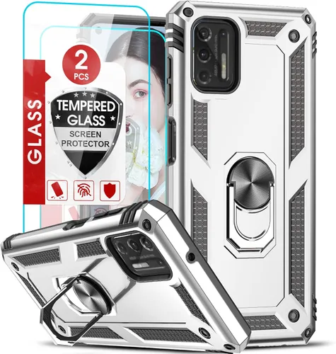 Vista 41 de LeYi Funda para Samsung Galaxy A05 (no compatible con A05S) con protector de pantalla y protector de lente de cámara, funda resistente de grado Negro