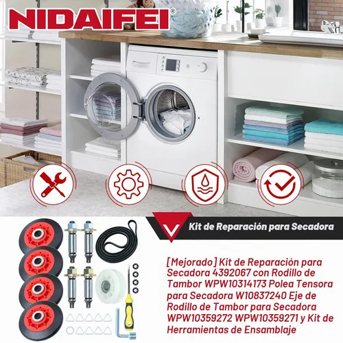 Vista 2 de 4392067 Kit de reparación de secadora para Kenmore Maytag