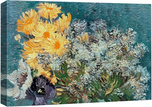 Vista 27 de wall26 Vista de Vetheuil por Claude Monet - Arte moderno impresionista - Arte en lienzo para el hogar, 24 x 36 pulgadas 40. Vista de Vetheuil