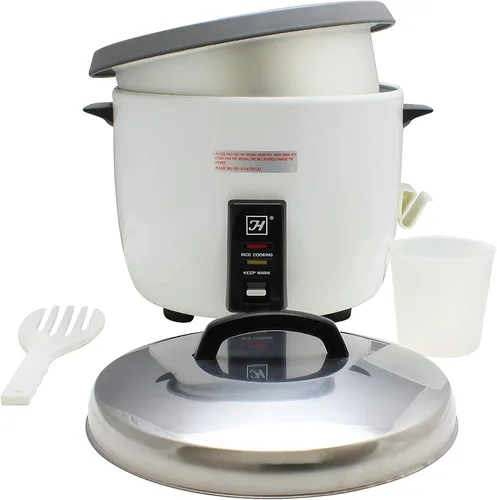 Vista 3 de Tiger Chef SEJ50000T - Olla arrocera antiadherente para 30 tazas