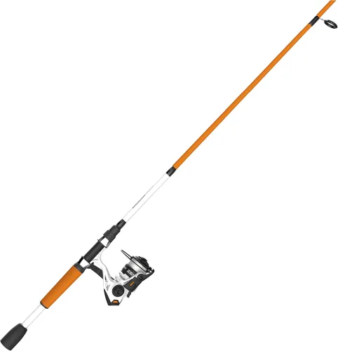 Vista 10 de Zebco Roam - Combo de carrete giratorio y caña de pescar, caña de fibra de vidrio de 6 pies, mango Split ComfortGrip, pomo de mango Soft-Touch