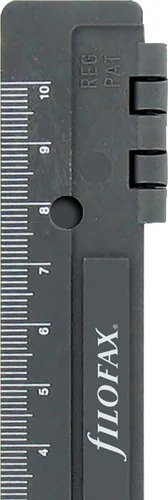Vista 3 de Filofax Accesorio organizador, perforador portátil, 5.125 x 3.312 pulgadas, negro, tamaño de bolsillo (B210118)