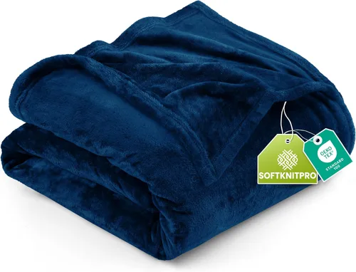 Vista 99 de Utopia Bedding - Manta de vellón de lujo, mullida, antiestática; manta de suave microfibra de 8.8 oz/yd² (300 g/m²) para sofá y cama; tamaño Gris