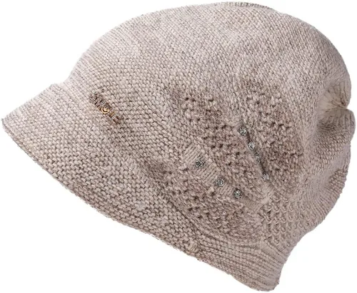 Vista 2 de Gorro de punto holgado con visera Bill Fancy Chemo Cap Winter Baggy Hats Women