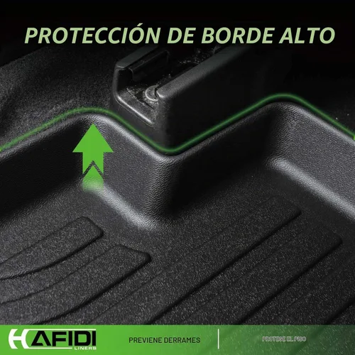 Vista 4 de Floor Mats & Cargo Liner for Jeep Grand Cherokee L 2021-2026 6-Seats Apto para consola central, con alfombrilla de respaldo, ajuste personalizado