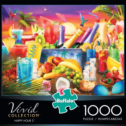 Vista 2 de Buffalo Games - Rompecabezas de 2-1000 piezas Happy Hour
