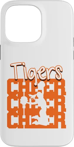 Vista 21 de Tigers Cheer Back to School Cheerleading Spirit O Case for iPhone 16