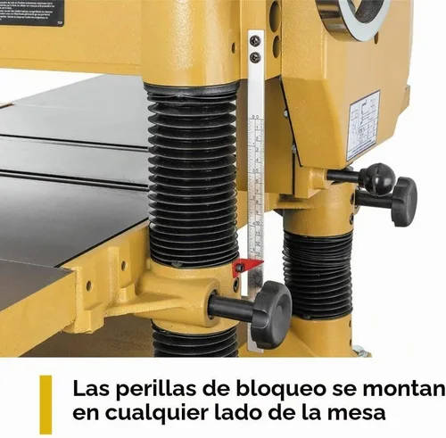 Vista 10 de Powermatic Cepilladora de 20 pulgadas de grosor para carpintería, cabezal de corte de estilo helicoidal con velocidad de alimentación de 4
