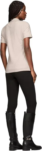 Vista 4 de Tommy Hilfiger Polo clásico de manga corta para mujer (talla estándar y grande)