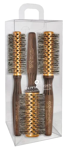 Vista 9 de Olivia Garden EcoCeramic - Cepillo térmico redondo de cerdas suaves (no eléctrico)
