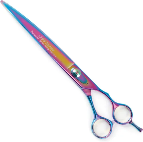 Vista 8 de Master Grooming Tools 5200 Rainbow Series Tijeras — Tijeras de alto rendimiento para perros de aseo – Adelgazantes, 6½ pulgadas