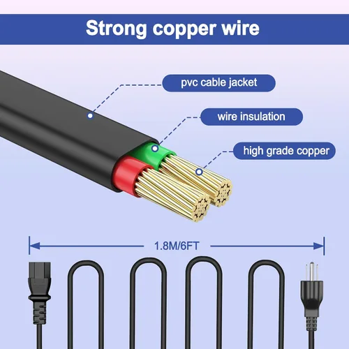 Vista 5 de Digipartspower Cargador de cable de alimentación de CA para ION Pathfinder 4 Altavoz portátil Ipa125
