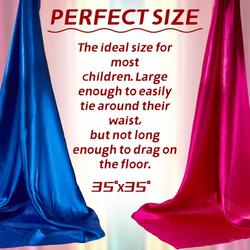 Vista 2 de Geyoga 9 pañuelos de tela para jugar con arco iris, bufandas creativas, vestido de malabarismo, 35 x 35 pulgadas