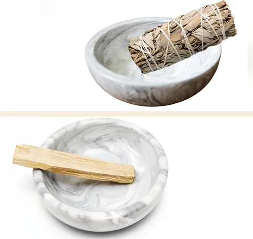 Vista 6 de Dorepine - Quemador de incienso de cerámica hecho a mano para palos, soporte para varillas de incienso para meditación, sala de yoga, decoración
