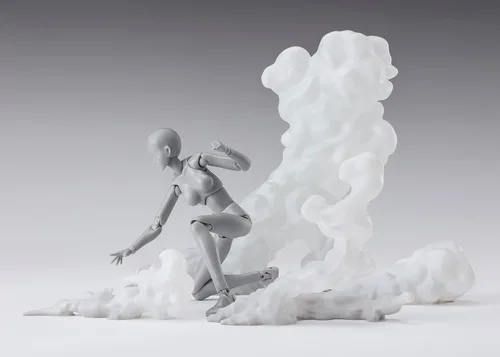 Vista 4 de TAMASHII NATIONS - Versión Blanco Humo para S.H.Figuarts Tamashii Effect Ver blanco ahumado.