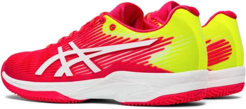 Vista 5 de ASICS Zapatos de tenis Solution Speed FlyteFoam Clay para mujer, BlancoPlateado, M US