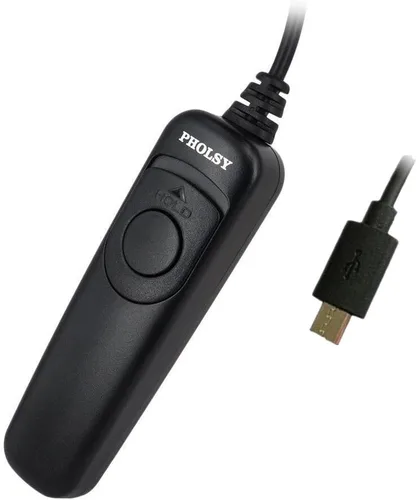 Vista 9 de PHOLSY Cable de liberación de cable de control remoto P6 para Panasonic S5, S1H, S1RM, S1R, S1M, S1, G95, G91, FZ10002, G9, GH5, G85, G81, GX8, GX7