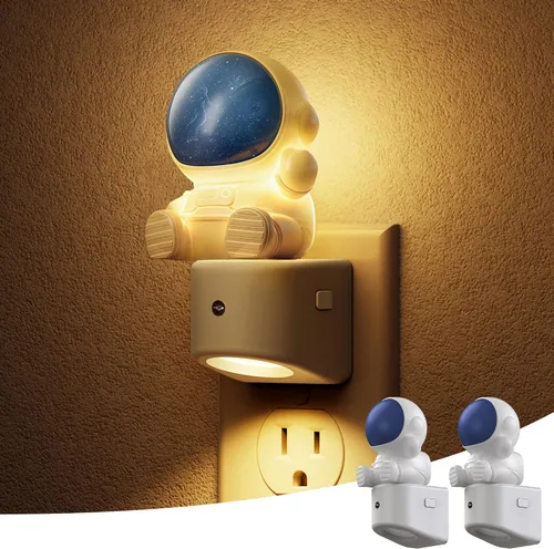 Vista 17 de L LOHAS LED - Luz nocturna enchufable para niños, luces nocturnas 3D de cachorros lindas con sensor de atardecer a amanecer, 1600K/2700K/5000K 3CCT