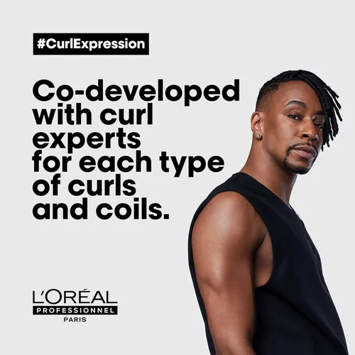 Vista 6 de L'Oréal Professionnel Paris Mascarilla Curl Expression - Hidrata y desenreda para tipos de cabello rizado y enrollado, añade brillo, sin parabenos