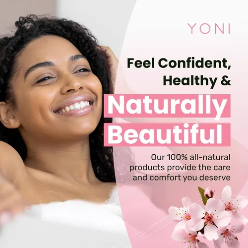 Vista 3 de Yoni - Aceite de cuidado íntimo totalmente natural, potente aceite de masaje a base de plantas para áreas íntimas, control de olores, apoyo