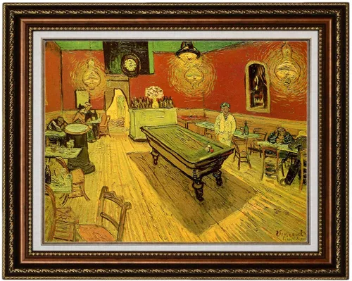 Vista 40 de ELITEAART- La noche estrellada por Vincent Van Gogh, pintura al óleo, reproducción de pintura al óleo, impresión en lienzo giclée, tamaño marcado