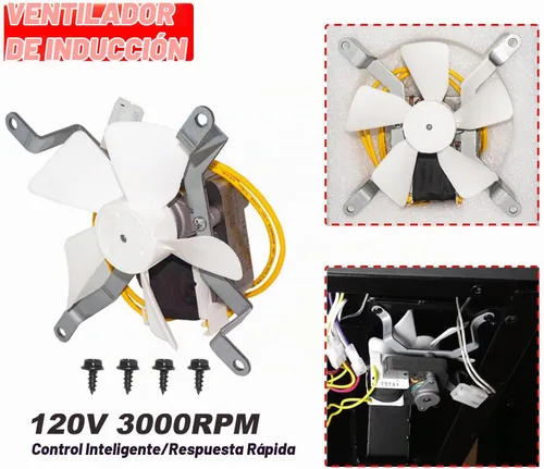 Vista 4 de Kit Completo de Actualización para Parrilla - Motor de Barrena 2.0, Ventilador de Inducción, Recipiente de Combustión, Encendedor de Varilla