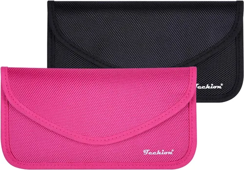 Vista 8 de Paquete de 2 bolsas de bloqueo de señal RFID, bolsa Faraday para Negro