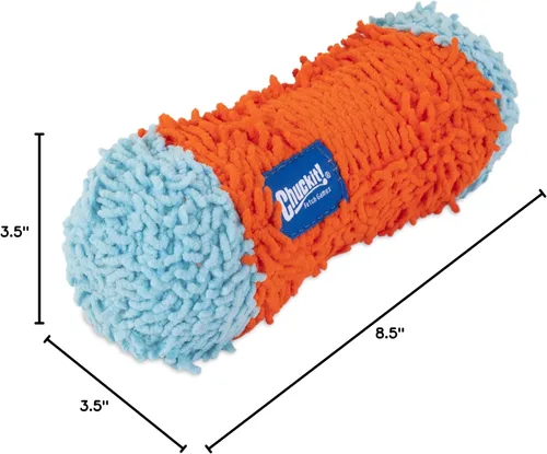 Vista 6 de Chuckit! Indoor Fetch Tumble - Juguete para perros (8.5 pulgadas), naranja y azul