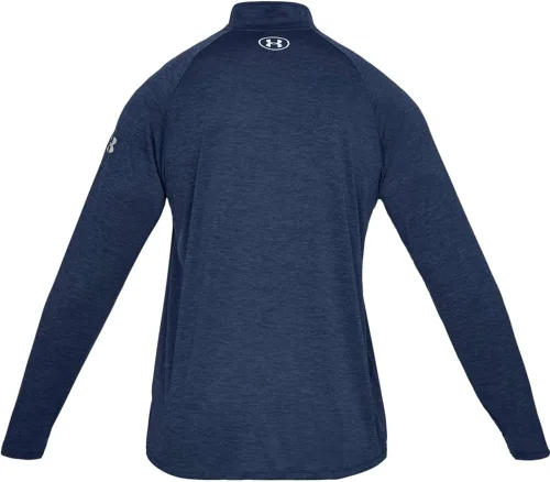 Vista 4 de Under Armour Project Rock Tech - Camiseta con cremallera de 12 para hombre