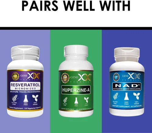 Vista 7 de Genex Formulas Suplemento de melena de león con extracto de melena de león 100% - Suplemento de apoyo cerebral nootrópicos 1000 mg/porción