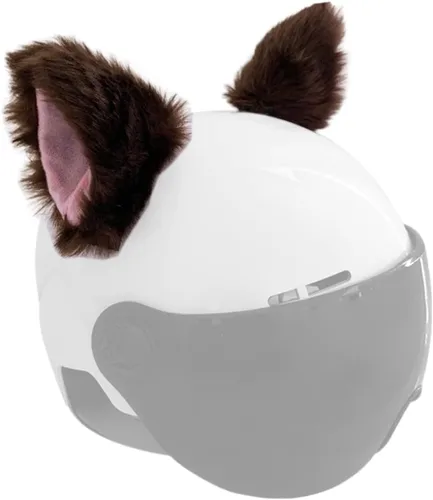 Vista 11 de Orejas de gato para casco, orejas de felpa, accesorio adhesivo para casco para bicicleta, motocicleta, superficies lisas, decoración de cascos