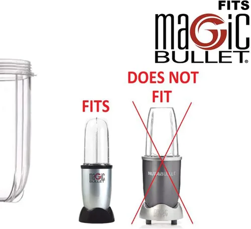 Vista 5 de Juego de 6 tazas de 16 onzas – 3 tazas de repuesto con tapas para batidora Magic Bullet incluidas