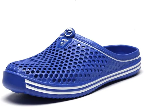 Vista 13 de LIBINXIF Zuecos de jardín para mujer, de malla, transpirables, sandalias de playa, zapatos de ducha, zapatos de agua, zapatos antideslizantes