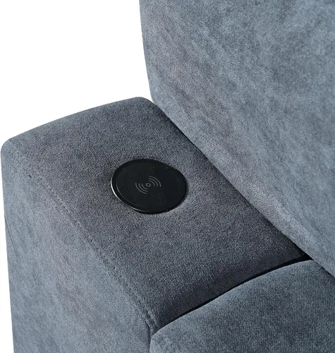 Vista 8 de JUSTONE Sofá modular modular para sala de estar, muebles modernos y versátiles con puertos de carga USB, altavoz Bluetooth integrado en el brazo