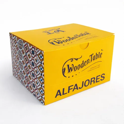 Vista 7 de Galleta tradicional Alfajor, Dulce de Leche, envuelta individualmente, caja de 10 alfajores