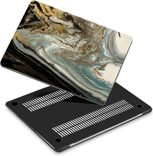 Vista 13 de Funda rígida ligera compatible con MacBook Pro de 13 pulgadas CD-ROM (2008-2012) modelo A1278, funda rígida protectora de plástico