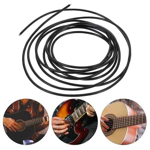 Vista 2 de rosenice Cable de circuito de guitarra, cable de recogida de alambre blindado de 4 conductores, conexión de guitarra de cobre estañado para cableado